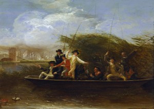 A party of gentlemen fishing